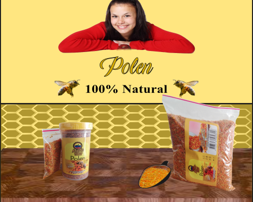Miel de abeja natural Polen
